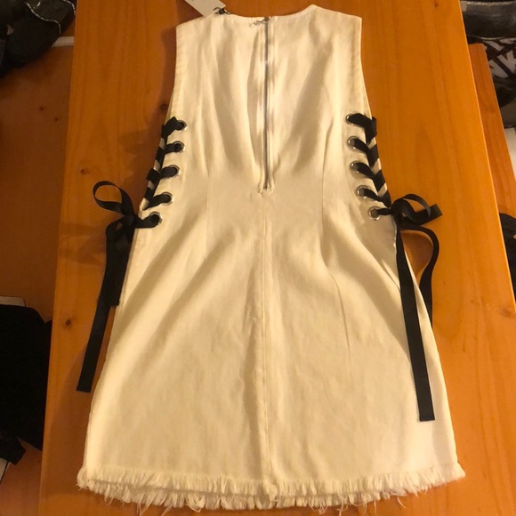 NWT White denim dress - Picture 2 of 4